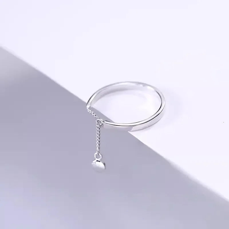 Adjustable simple fashion chain tassel ring🔥🔥🔥