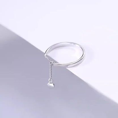 Adjustable simple fashion chain tassel ring🔥🔥🔥